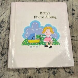 1976 Baby's Photo Album with Cartoon Design